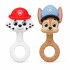 Pack x2 mordillos paw patrol agarre facil chase y marshall