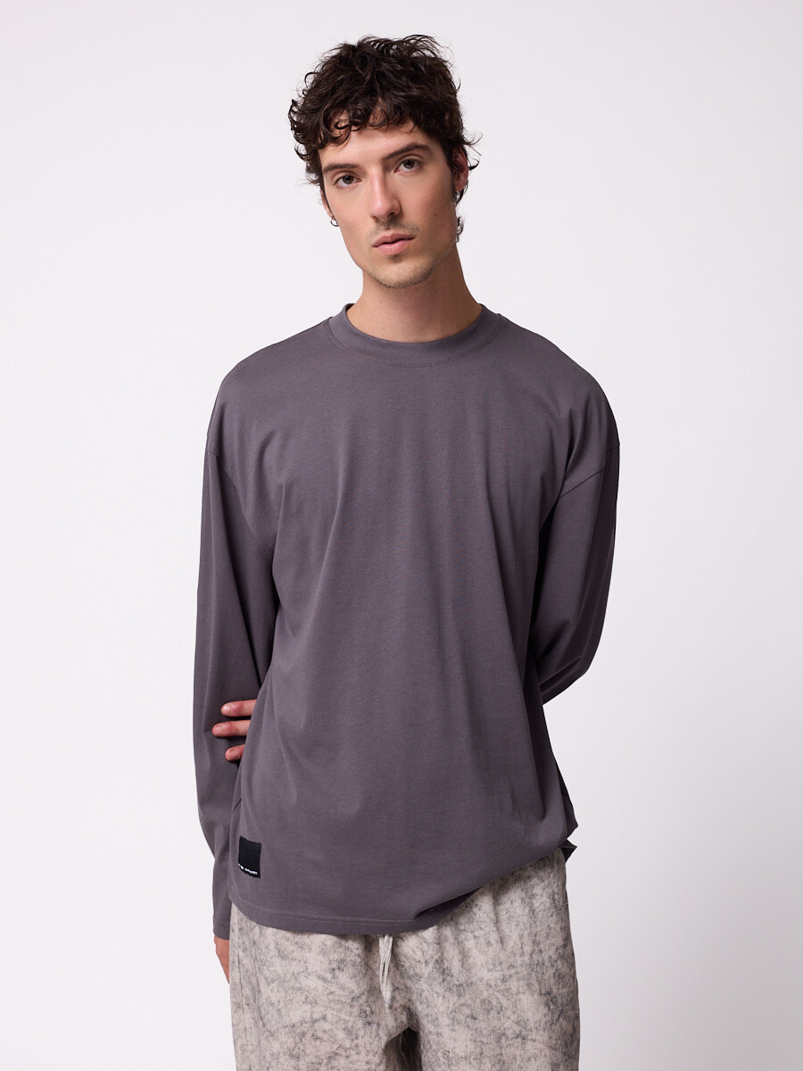T-SHIRT M/L BRISOL DIXIE Gris Oscuro