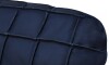 Almohadón Cuero - 56x35cm - oval chico Azul