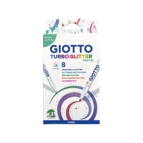 Marcadores Glitter x 8 colores Marcadores Glitter x 8 colores