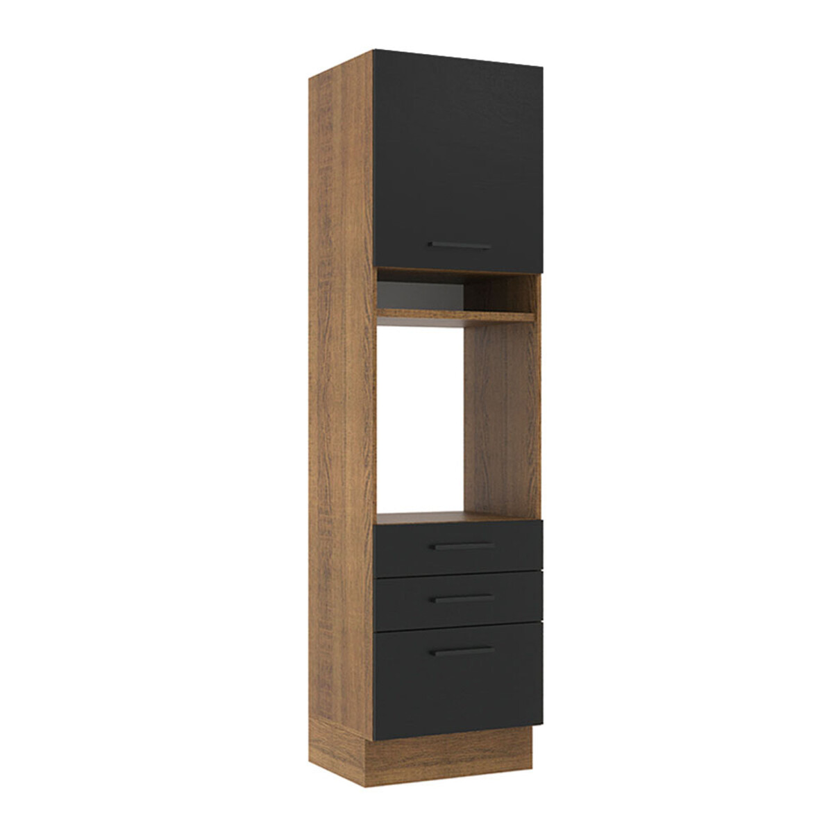 ARMARIO DE COCINA - 60 CM MDP NEGRO OPORTO 