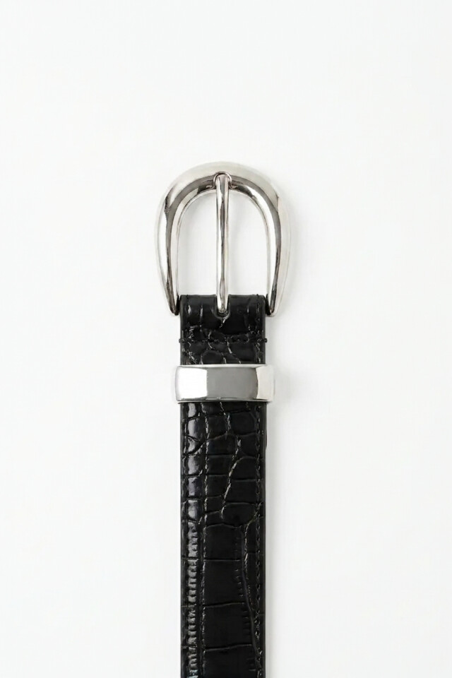 Cinturón crocco negro