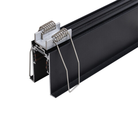 Riel magnético de 2 metro, negro, para embutir IX4306