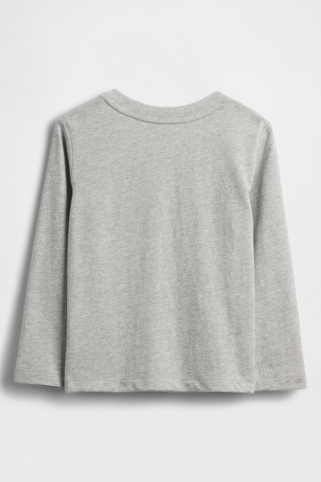 Remera Logo Gap Toddler Niño Light Heather Grey B08