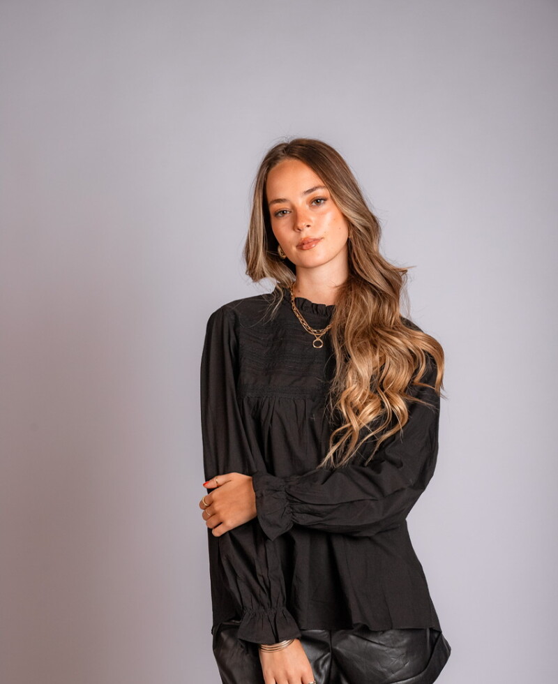 Camisa Agustina negro