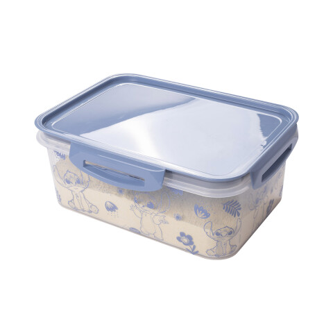 Pote Plástico Rectangular con Broche Stitch 2.6 L U