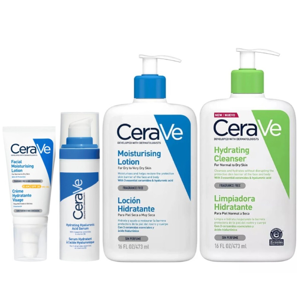 Pack CeraVe Rutina Hidratación Completa 