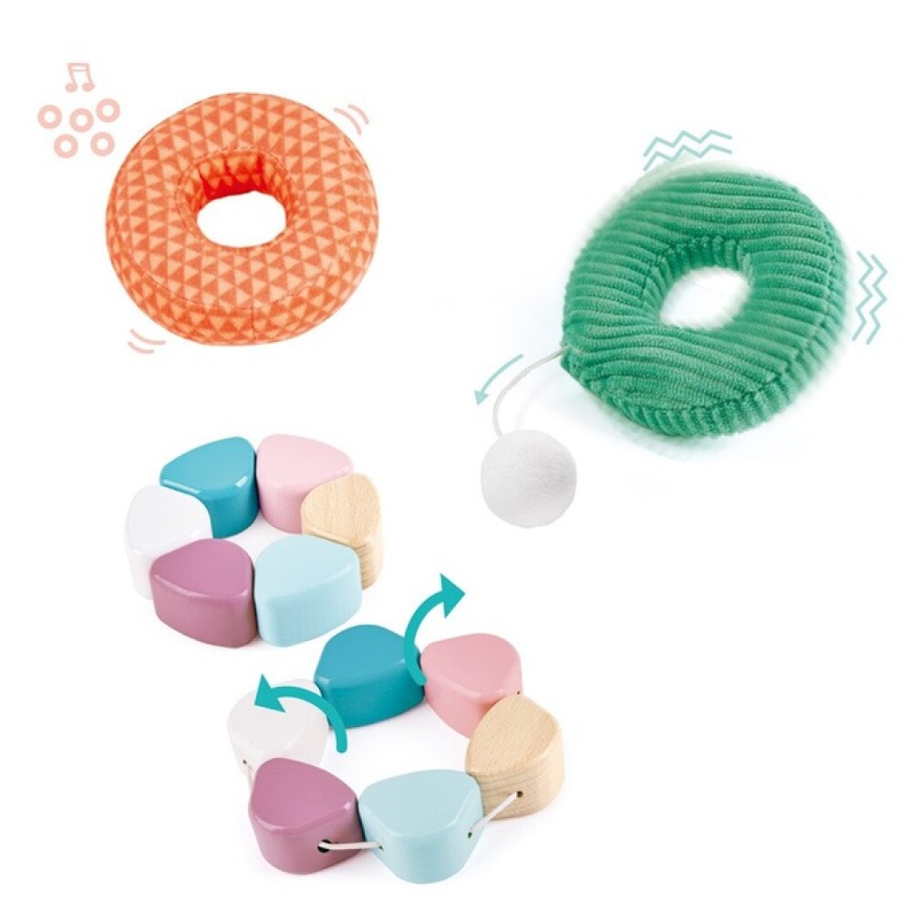 Conejo apilable madera y peluche HAPE Conejo apilable madera y peluche HAPE