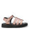 Sandalias de Niña MINI Miss Carol DUGA estilo franciscana Rosa - Dorado