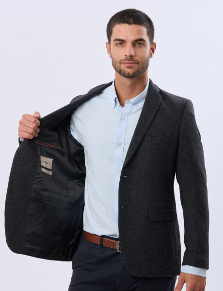 SACO SPORT DE LANA Gris