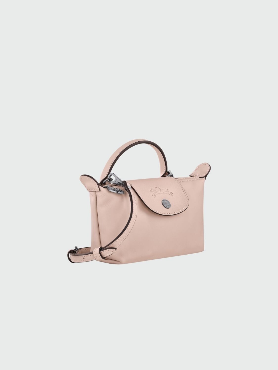 Longchamp- Cartera bandolera de cuero XS, Le pl¡age extra 0