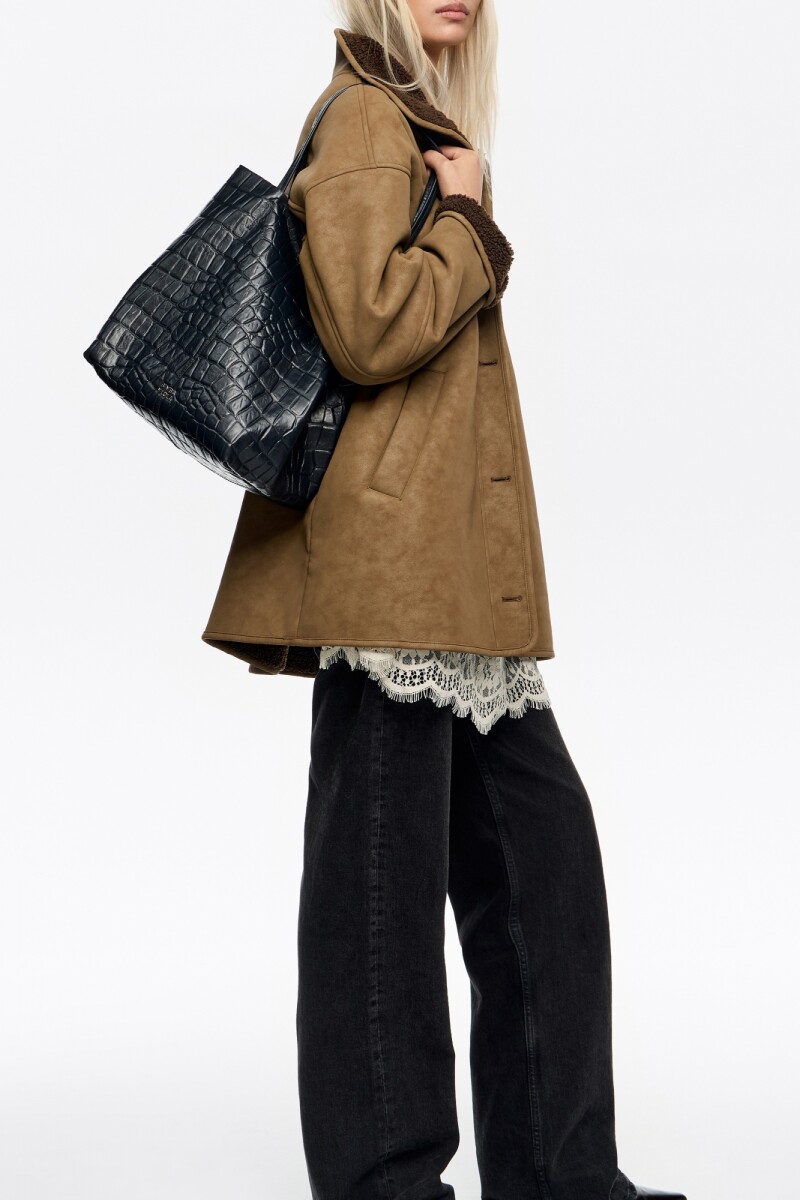 BOLSO SHOPPER GRANDE Azul