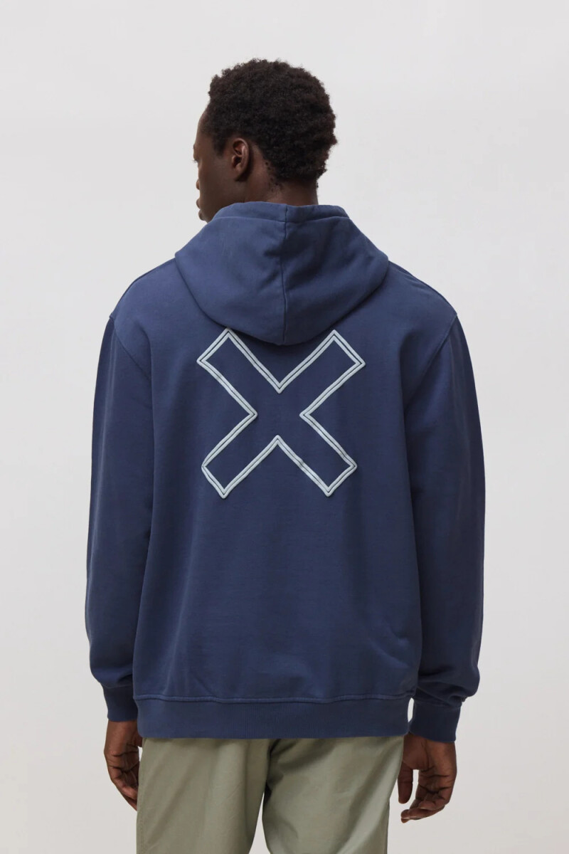 OLIVE GREEN REEF HOODIE Azul