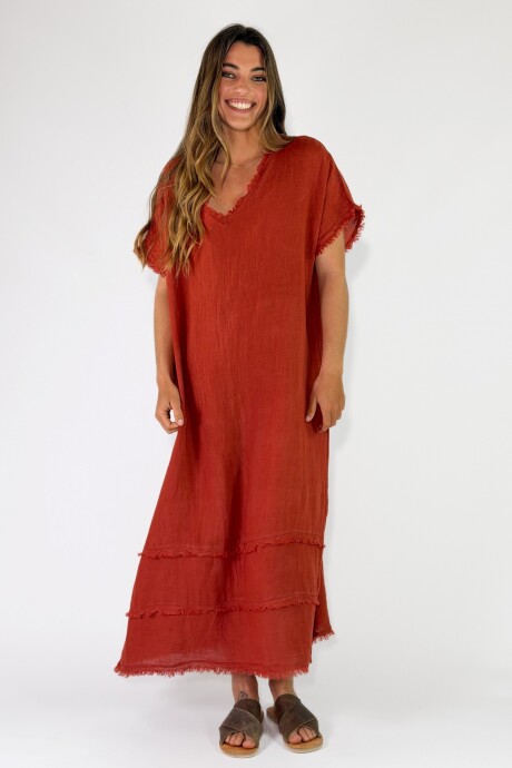VESTIDO NUSA Terracota