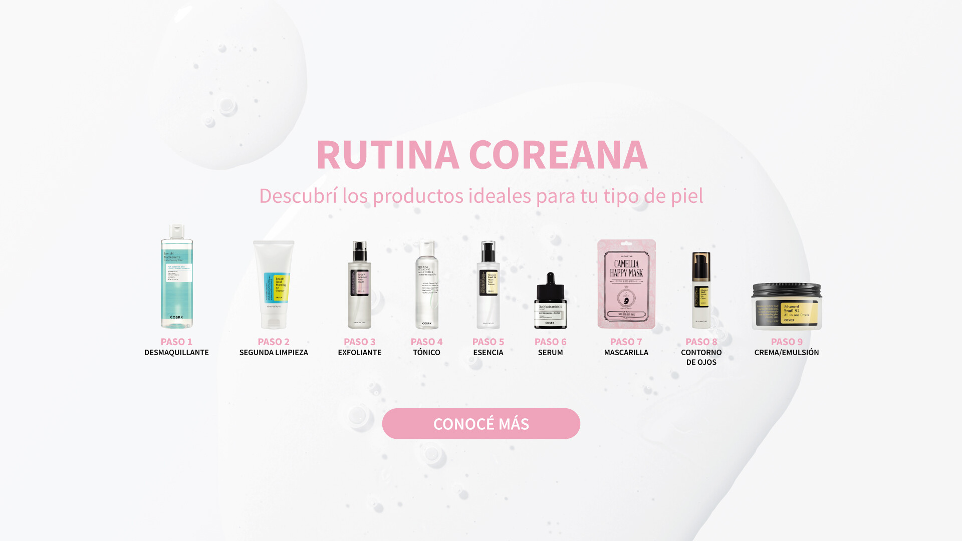 BANNER LANDING RUTINA COREANA