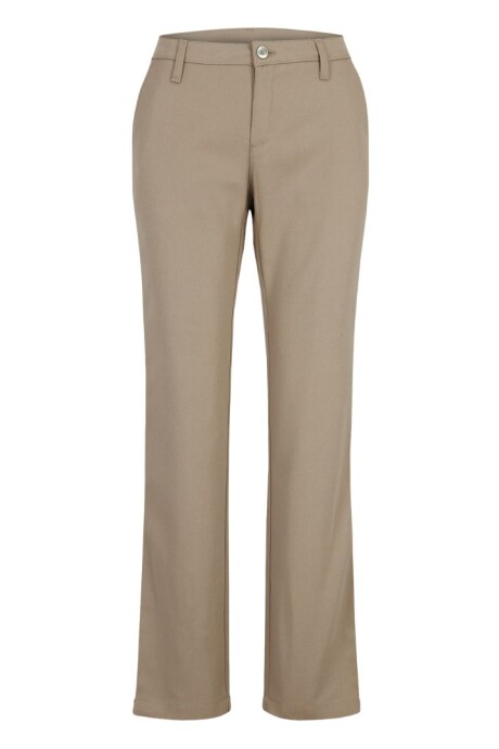 Pantalón gabardina dama Beige