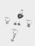 Aros Sets Antique Silver Set De Aros Antique Silver - Plateado Antique Silver