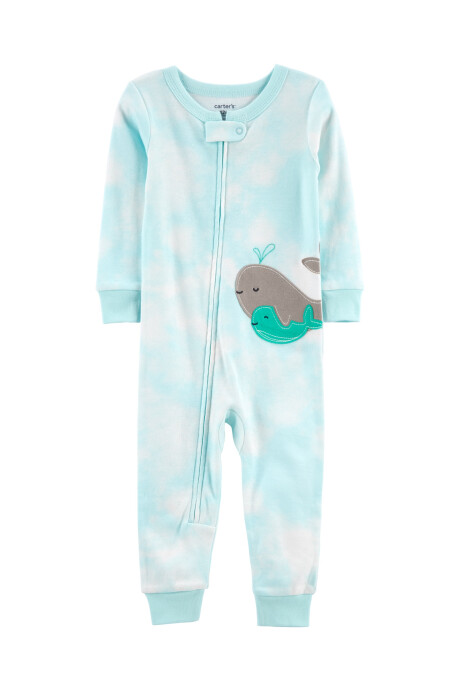 Pijama una pieza de algodón diseño tie-dye Pijama una pieza de algodón diseño tie-dye