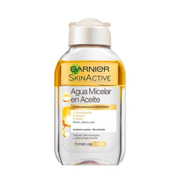 Agua Micelar Garnier Bifásico Óleo 100ml Agua Micelar Garnier Bifásico Óleo 100ml