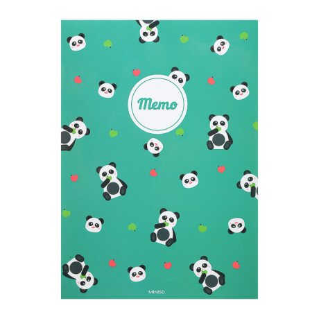 Cuaderno A4 panda