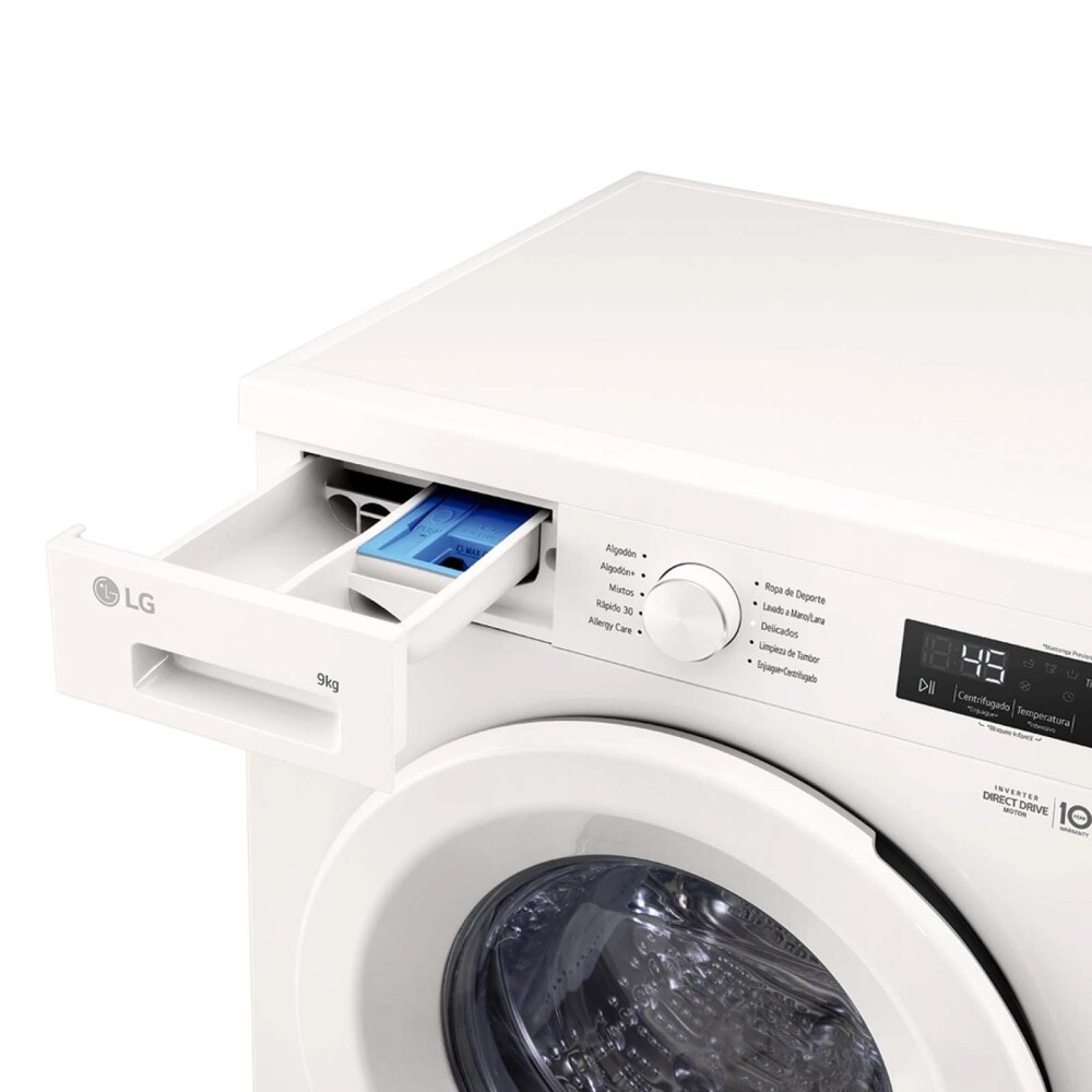 LAVARROPAS FRONTAL INVERTER 9-KG BLANCO LG WM9GWVFS6