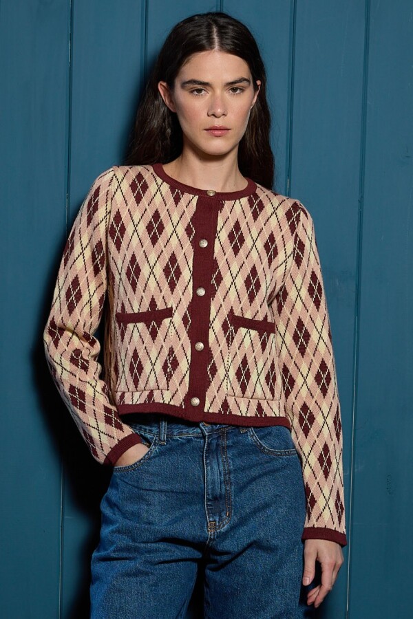 Saco Rombos Renata Rosa