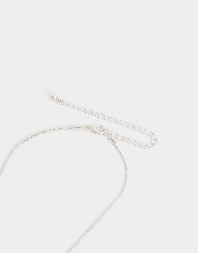 Collares Cortos Bañada en Plata Collar Corto Bañado En Plata - Plateado