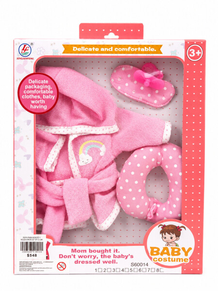 ROPA PARA BEBOTE ROSADO