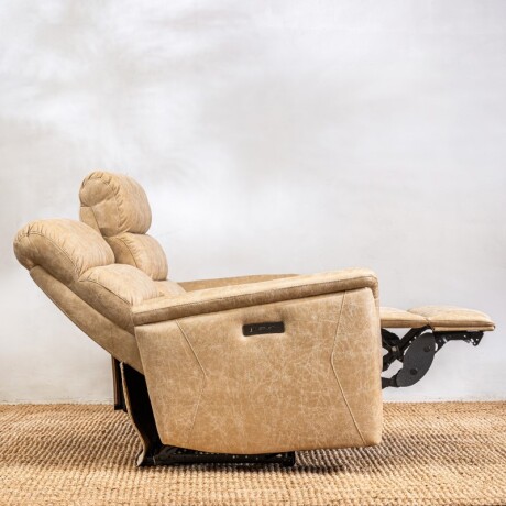 Sillón Reclinable Benson 2 Cuerpos Beige Beige
