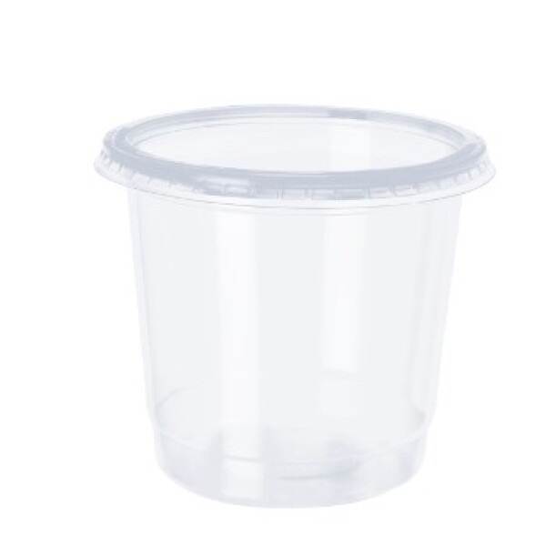 POTE KIT PP CON TAPA 500 ML 11.9X8.1 TRANSPARENTE