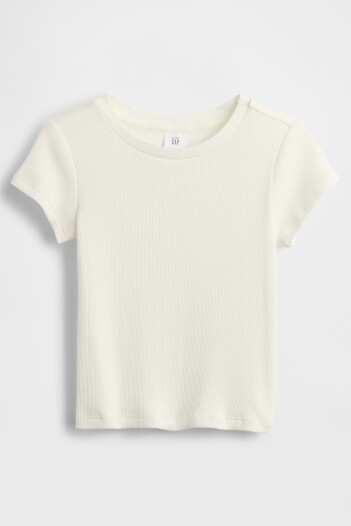 Remera Pointelle Toddler Niña New Off White