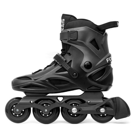 Rollers Super Profesional Aluminio Silicona Abec11 Negro