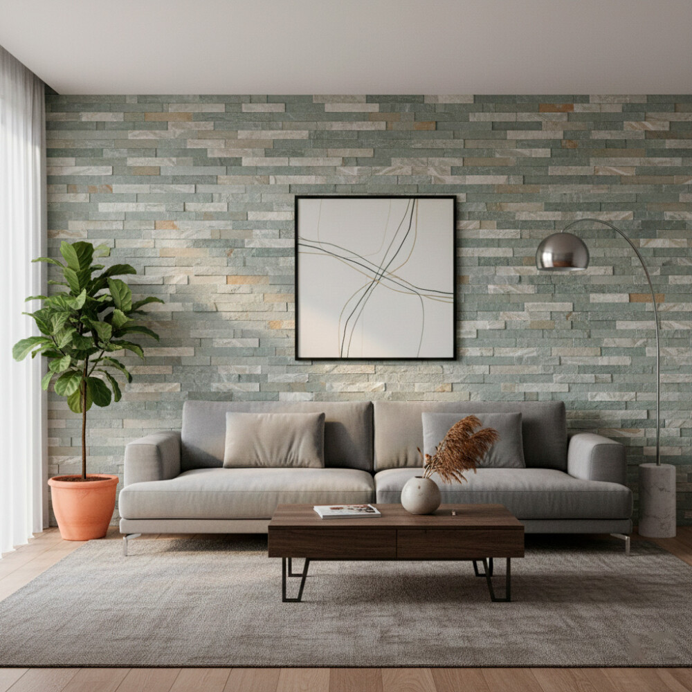 REVESTIMIENTO PIEDRA NATURAL ST11 MIXED 5 STRIPS 15X60 CM Revestimiento Piedra Natural St11 Mixed 5 Strips 15x60 Cm