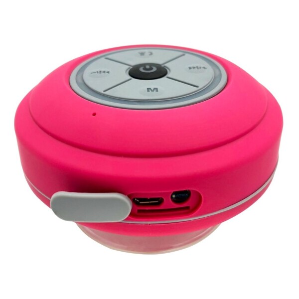 Parlante Bluetooth Ducha Ventosa Rgb Radio Fm Calidad Color Variante Rosa chicle