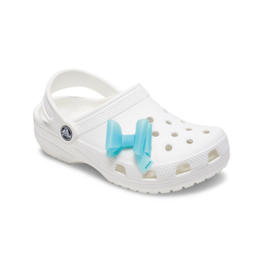 Jibbitz Blue Asymmetrical Bow Multicolor