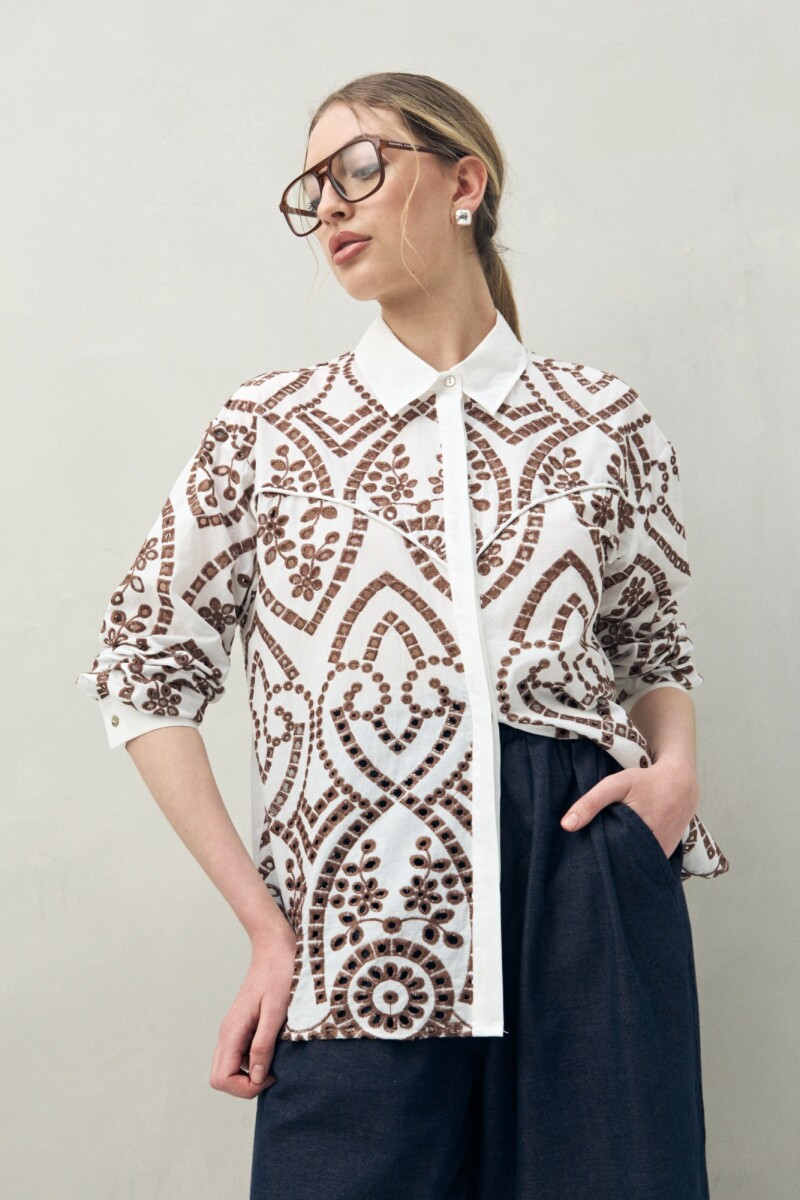 CAMISA LIVO Chocolate