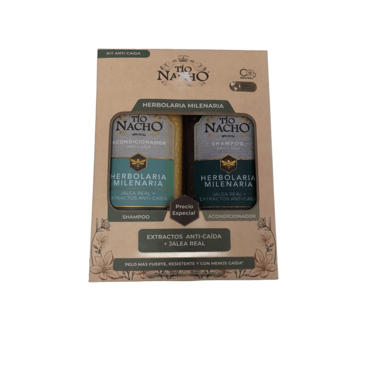 TIO NACHO SHAMPO+ACO HERBOLARIA PACK X 8 