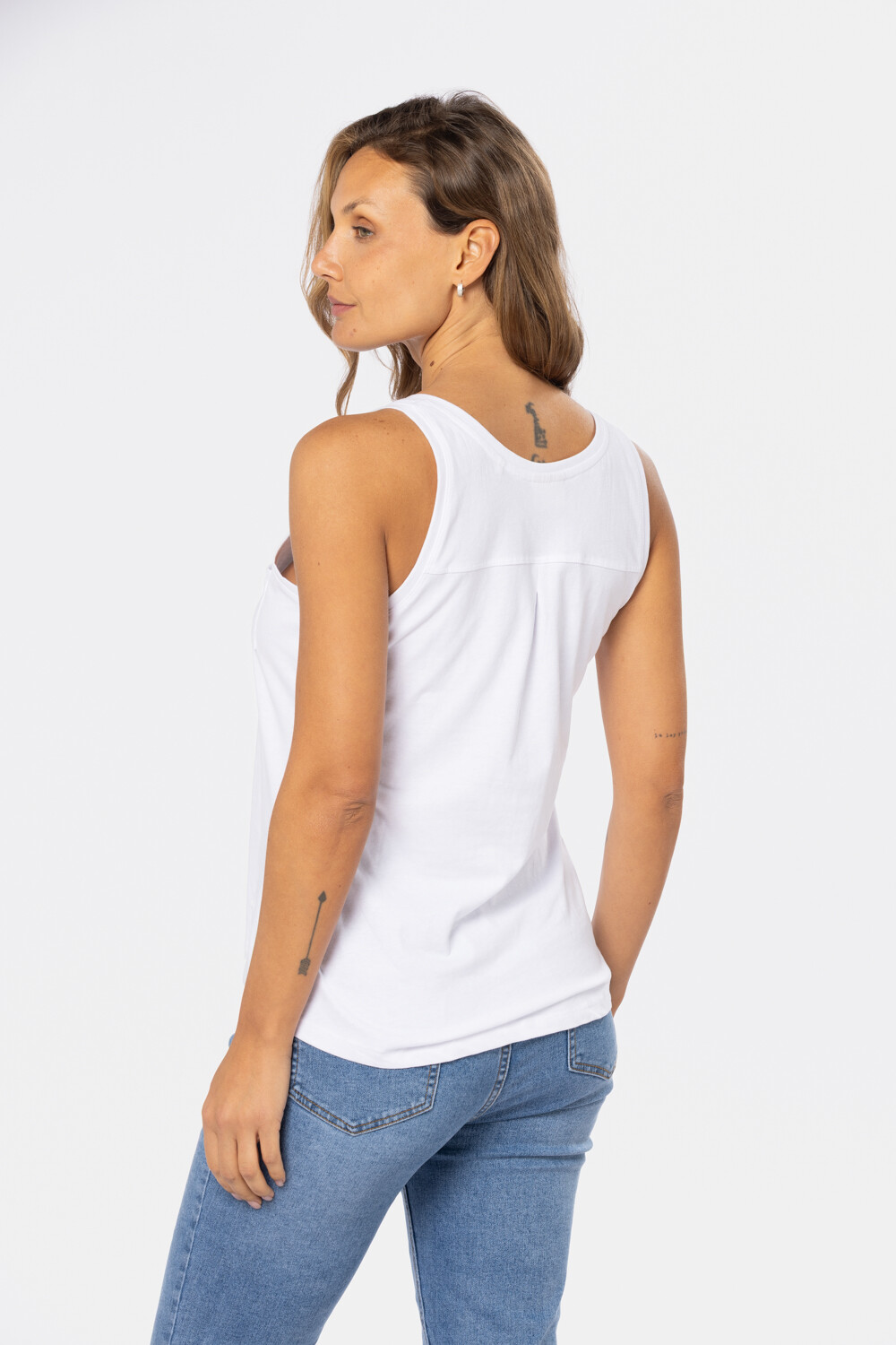 MUSCULOSA LISA Blanco