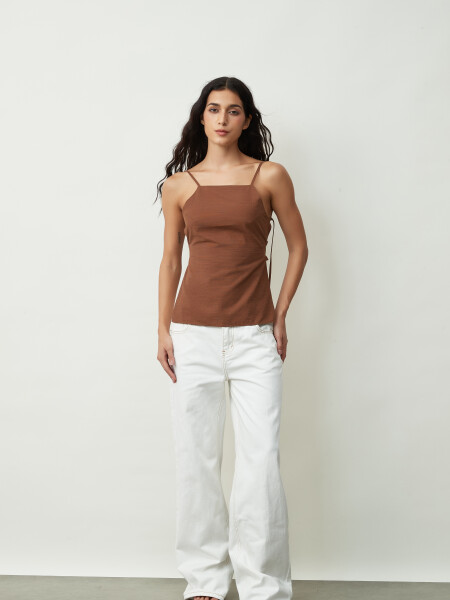 MUSCULOSA OPLA MARRON