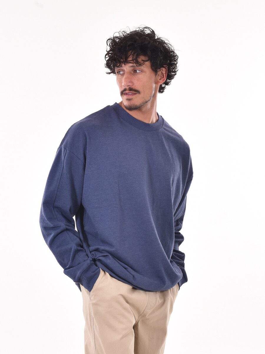BUZO REGULAR - AZUL OSCURO 