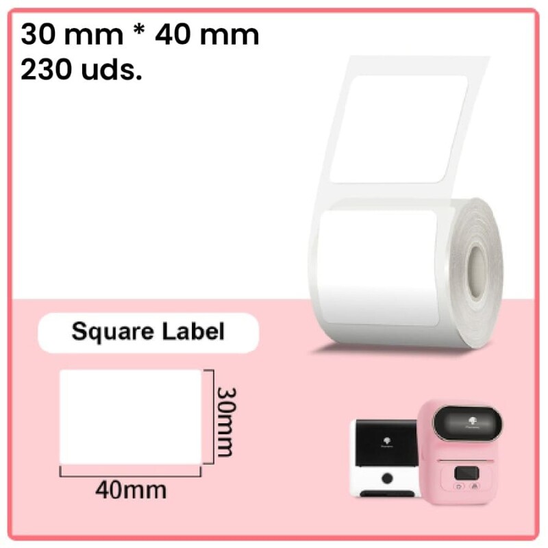 Etiqueta 30mm*40mm blanca impresora M110 230 uds. Etiqueta 30mm*40mm blanca impresora M110 230 uds.