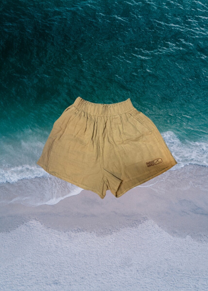 Short Mujer Muselina / Crema 