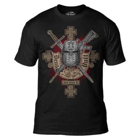 Remera con diseño militar God Wills It