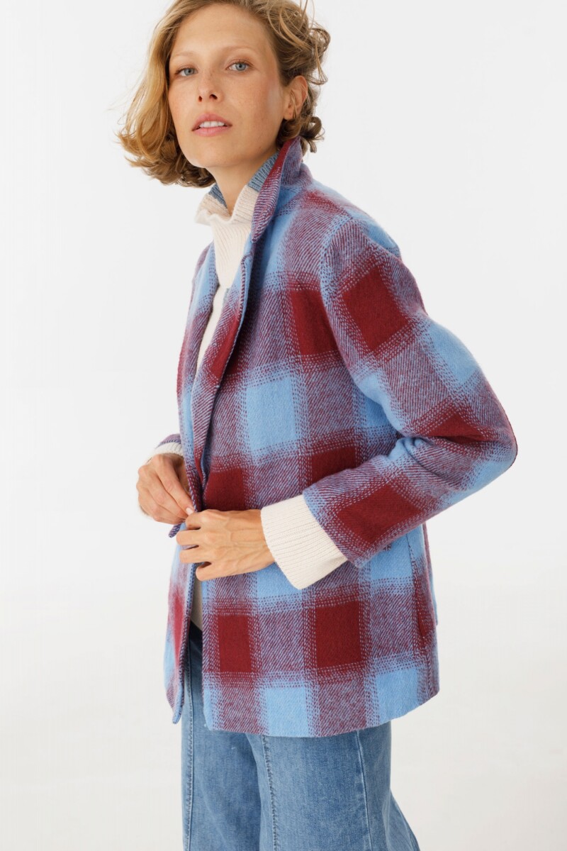 Blazer Monaco Celeste/Bordeaux