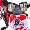 Bicicleta Estilo Moto Cross con Roncador Rodado 20" ROJO