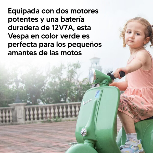 Moto Eléctrica Vespa Para Niños MOTO ELECTRICA VESPA A8820