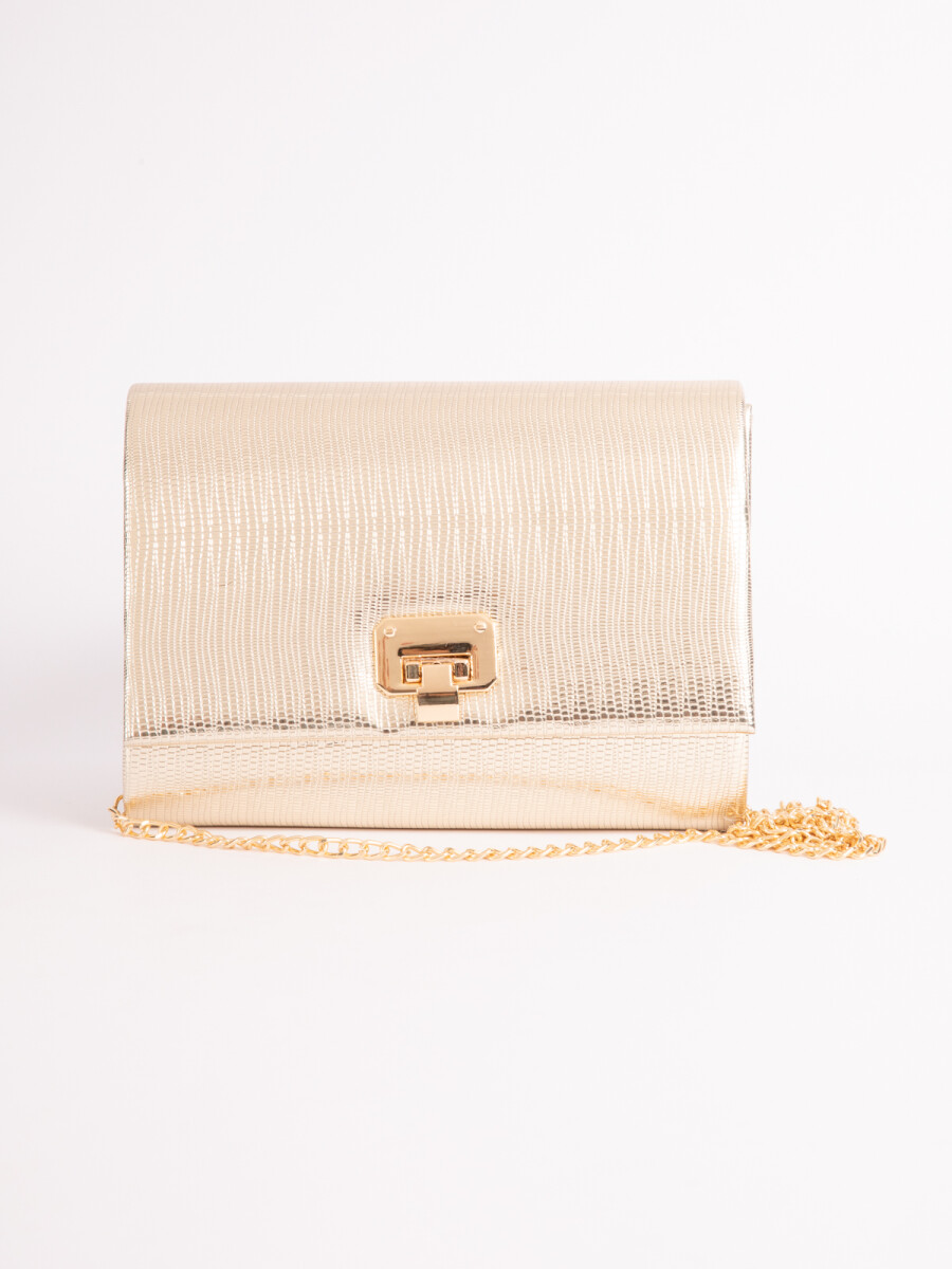 CARTERA SHINY NIGHT - Dorado 