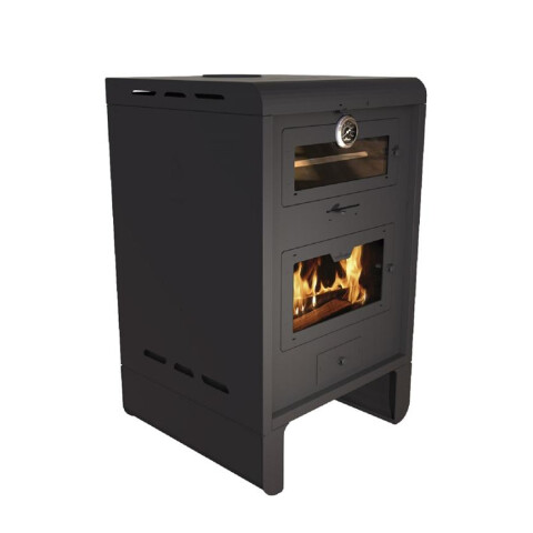 Calefactor Alto Rendimiento Horno Integrado Tromen P15 CALEFACTOR TROMEN P15 CON HORNO 32316