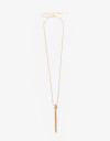 Collares Largos Metal Collar Lago Metal Delicado - Dorado