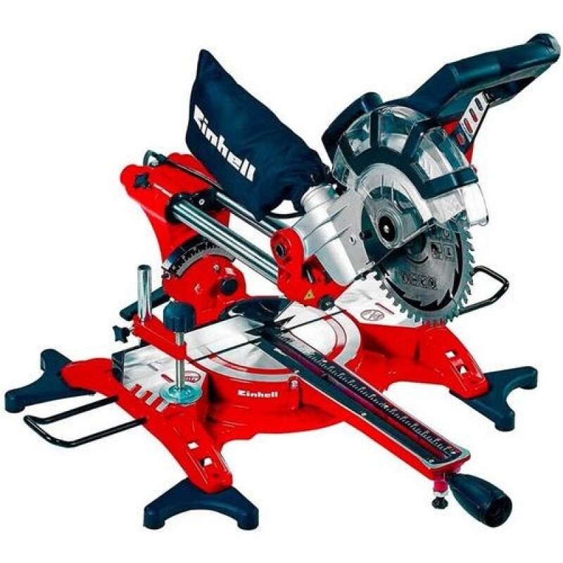 Sierra ingletadora Einhell con guía láser 8'' 1/4'' 1800W Sierra ingletadora Einhell con guía láser 8'' 1/4'' 1800W